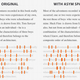 An excerpt from The Adventures of Tom Sawyer without (left) and with Asym spacing.